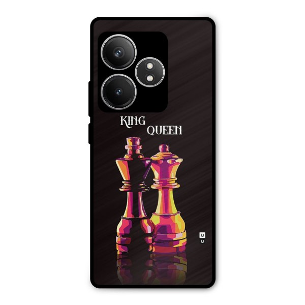 King Queen Metal Back Case for Realme GT 6T