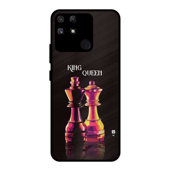 King Queen Metal Back Case for Realme Narzo 50A