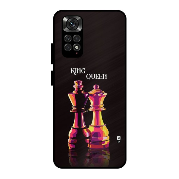 King Queen Metal Back Case for Redmi Note 11 Pro