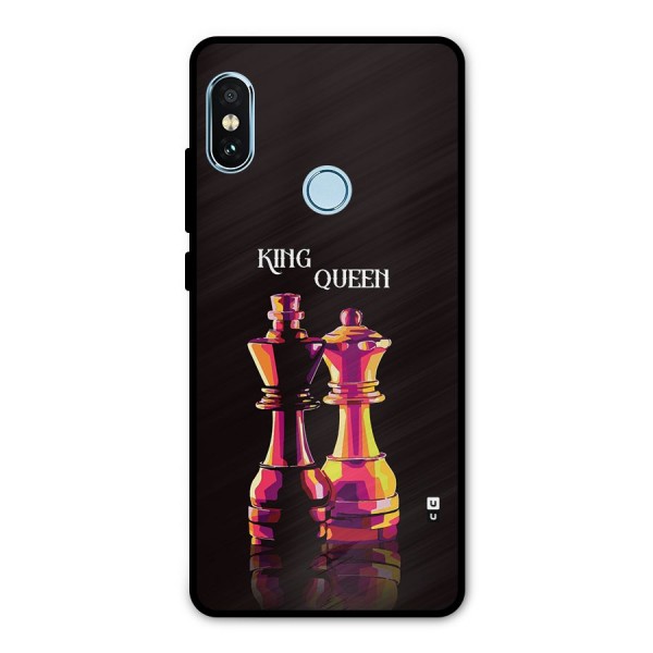 King Queen Metal Back Case for Redmi Note 5 Pro