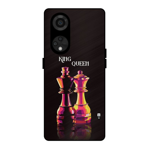 King Queen Metal Back Case for Reno8 T 5G