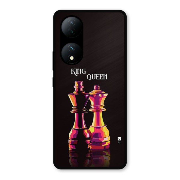 King Queen Metal Back Case for Vivo Y100