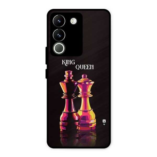 King Queen Metal Back Case for Vivo Y200