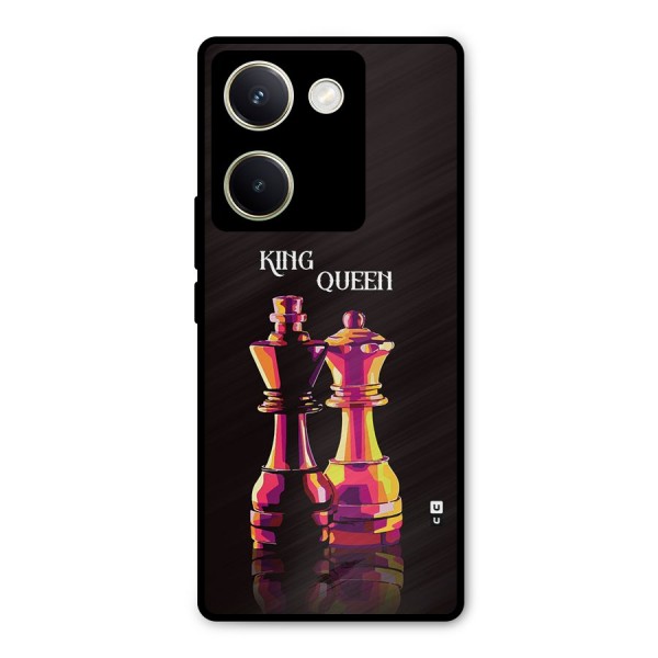 King Queen Metal Back Case for Vivo Y200 Pro