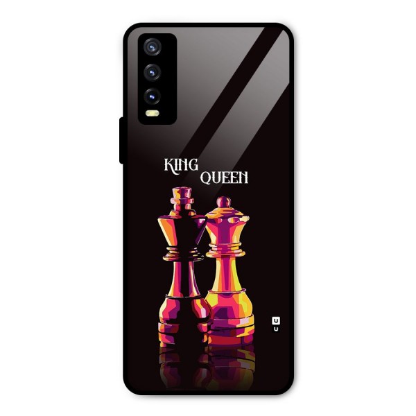 King Queen Metal Back Case for Vivo Y20 2021