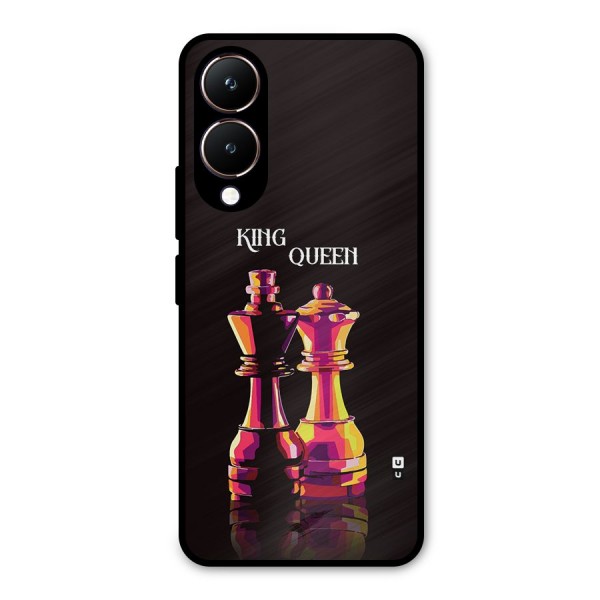 King Queen Metal Back Case for Vivo Y28