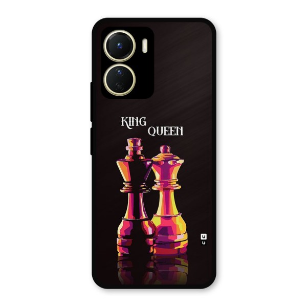 King Queen Metal Back Case for Vivo Y56