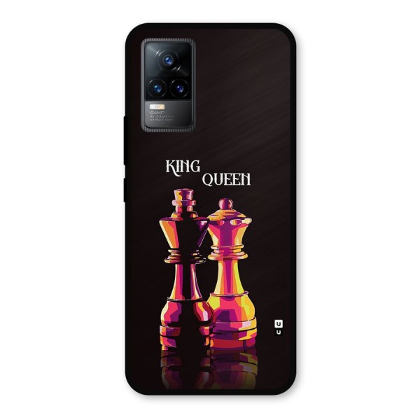 King Queen Metal Back Case for Vivo Y73