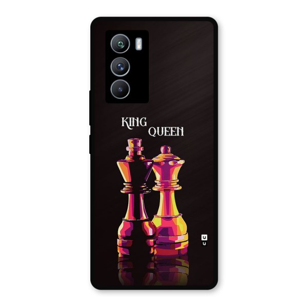 King Queen Metal Back Case for iQOO 9 SE