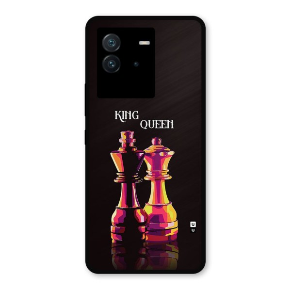 King Queen Metal Back Case for iQOO Neo 6 5G