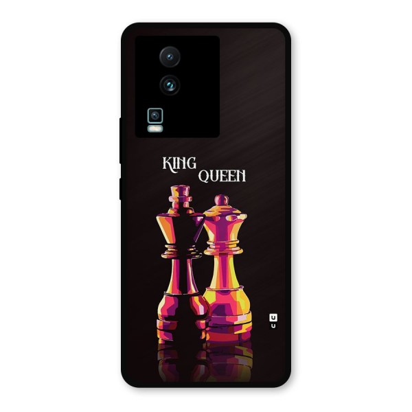 King Queen Metal Back Case for iQOO Neo 7