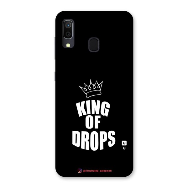 King of Drops Black Back Case for Galaxy A20