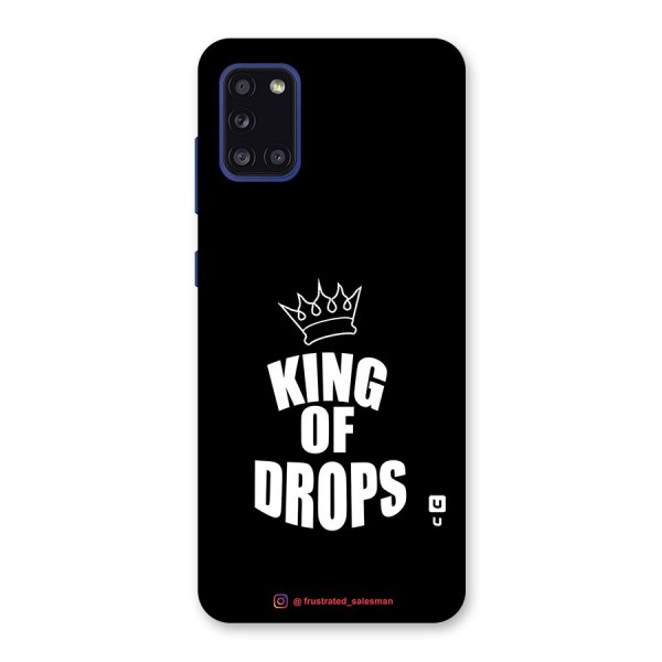 King of Drops Black Back Case for Galaxy A31