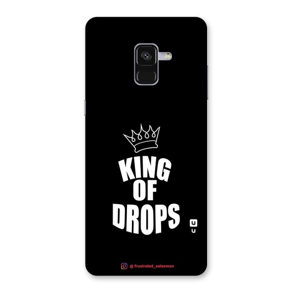 King of Drops Black Back Case for Galaxy A8 Plus