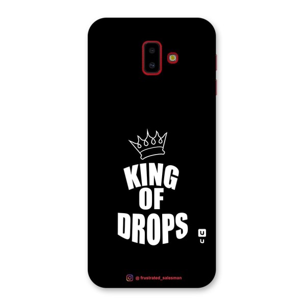 King of Drops Black Back Case for Galaxy J6 Plus