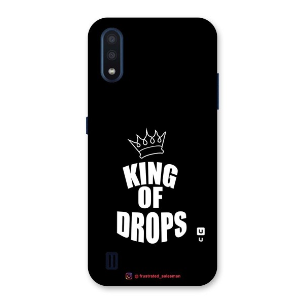 King of Drops Black Back Case for Galaxy M01