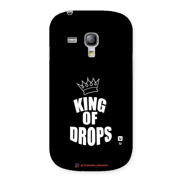 King of Drops Black Back Case for Galaxy S3 Mini