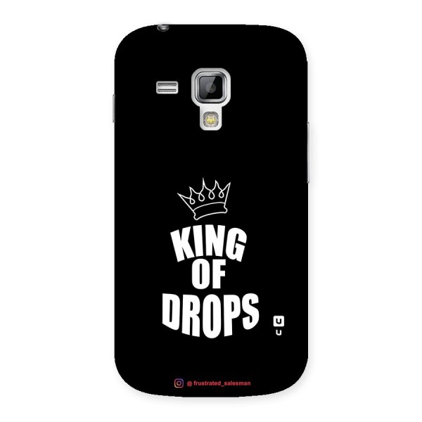 King of Drops Black Back Case for Galaxy S Duos