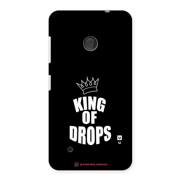 King of Drops Black Back Case for Lumia 530