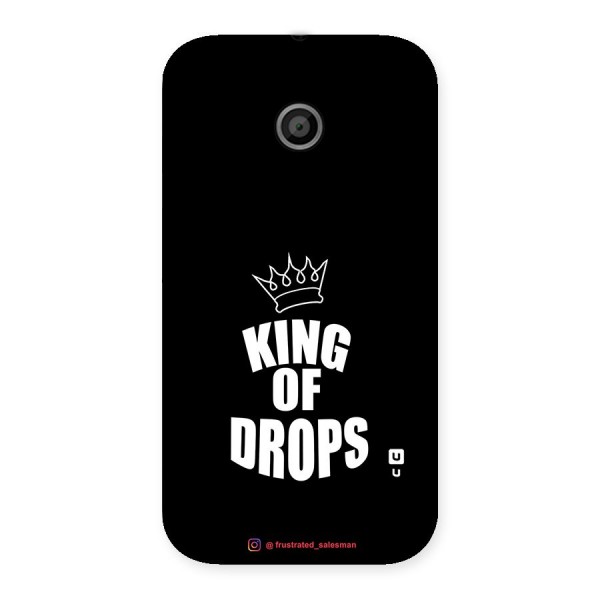 King of Drops Black Back Case for Moto E