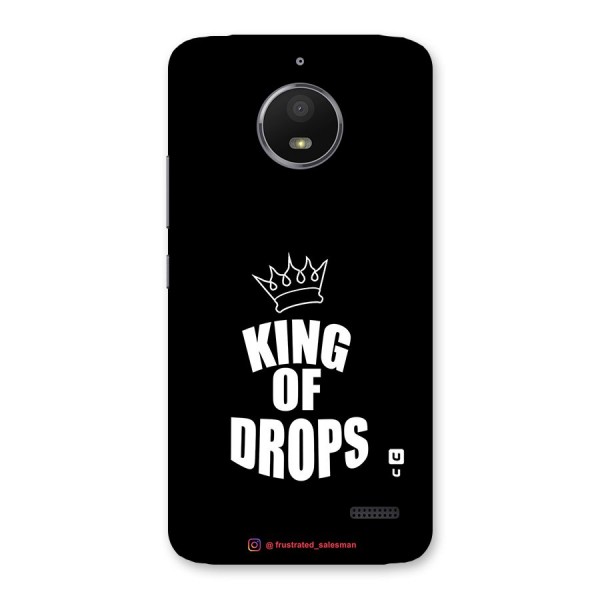 King of Drops Black Back Case for Moto E4