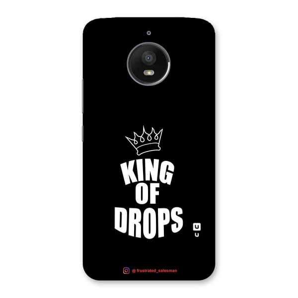 King of Drops Black Back Case for Moto E4 Plus