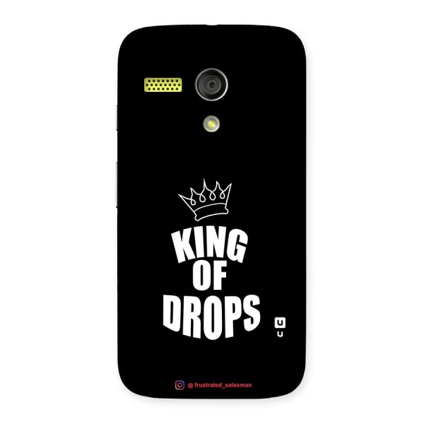 King of Drops Black Back Case for Moto G