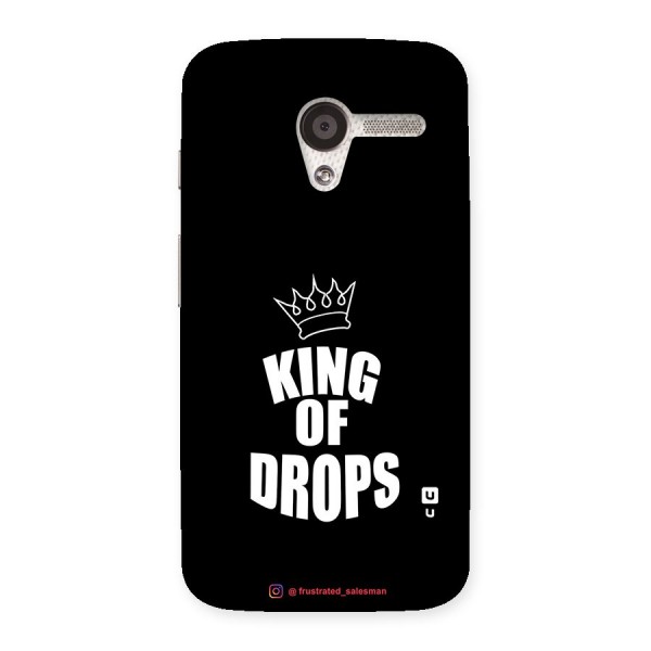 King of Drops Black Back Case for Moto X
