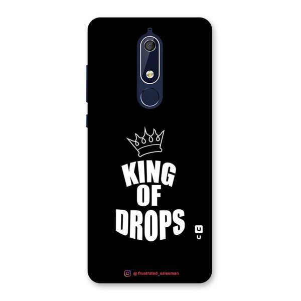 King of Drops Black Back Case for Nokia 5.1