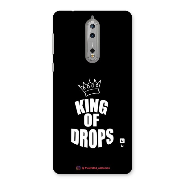 King of Drops Black Back Case for Nokia 8