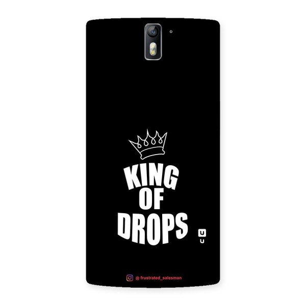 King of Drops Black Back Case for One Plus One