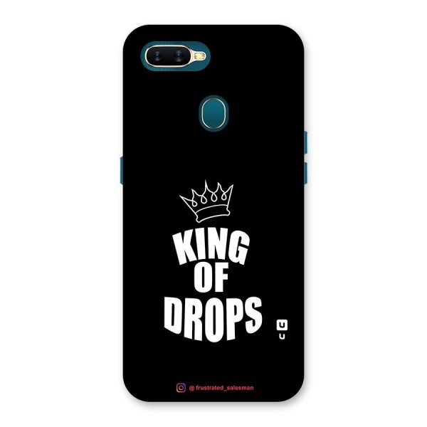 King of Drops Black Back Case for Oppo A12