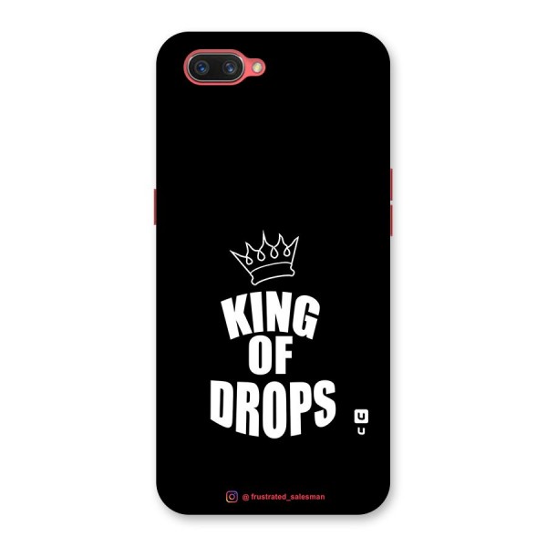 King of Drops Black Back Case for Oppo A3s