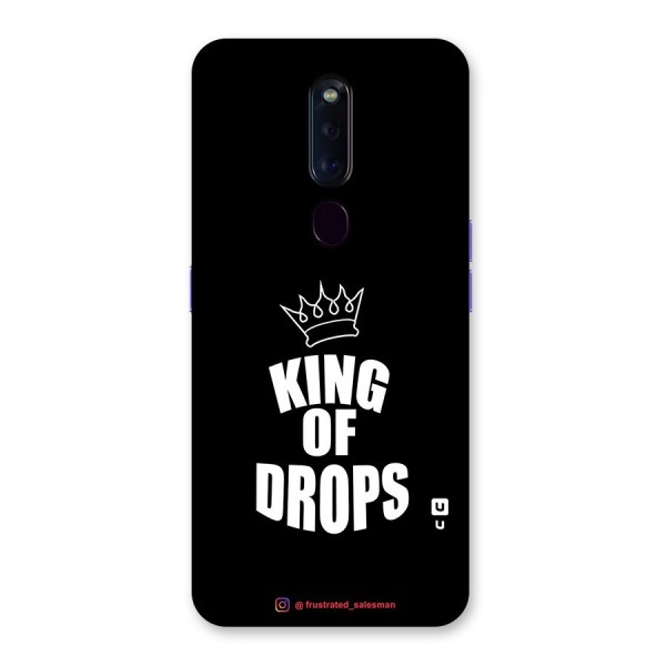 King of Drops Black Glass Back Case for Oppo F11 Pro