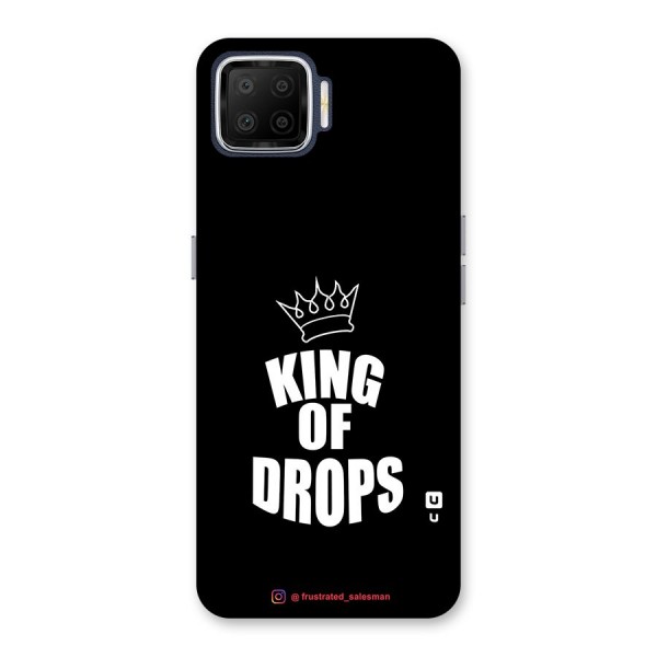 King of Drops Black Back Case for Oppo F17