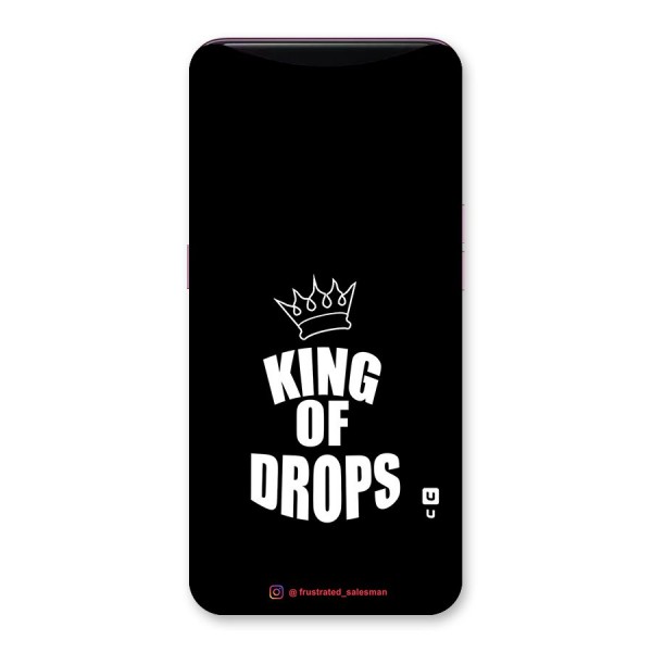 King of Drops Black Back Case for Oppo Find X