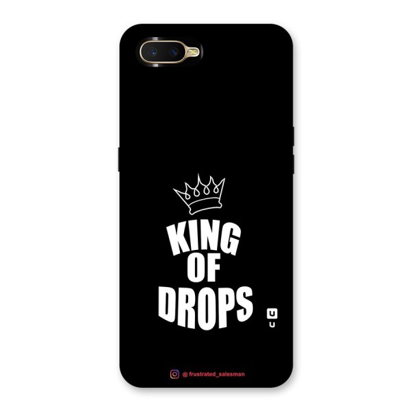 King of Drops Black Back Case for Oppo K1