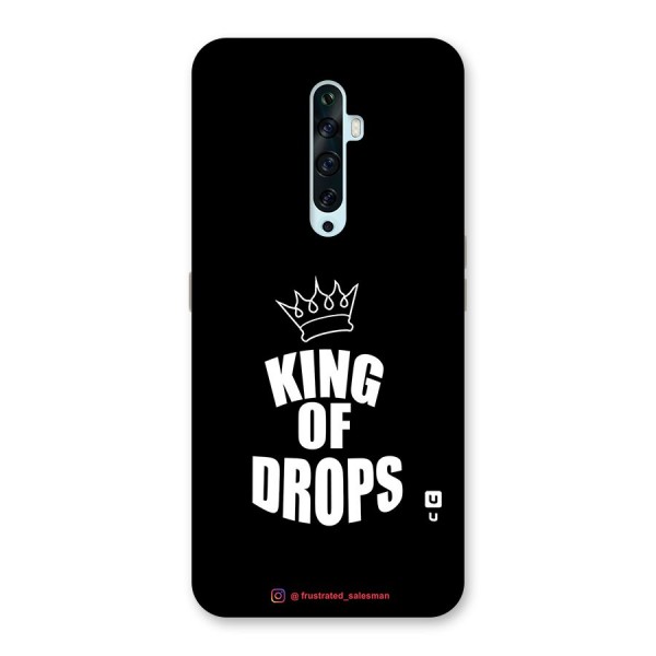 King of Drops Black Glass Back Case for Oppo Reno2 Z