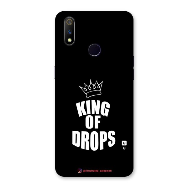 King of Drops Black Back Case for Realme 3 Pro