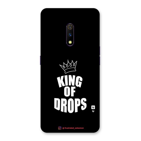 King of Drops Black Back Case for Realme X