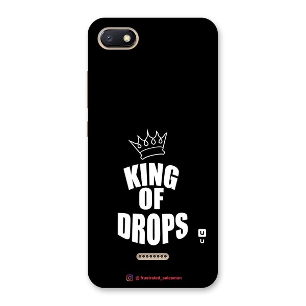 King of Drops Black Back Case for Redmi 6A