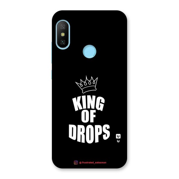 King of Drops Black Back Case for Redmi 6 Pro