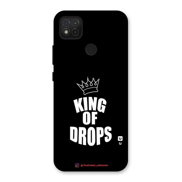 King of Drops Black Back Case for Redmi 9