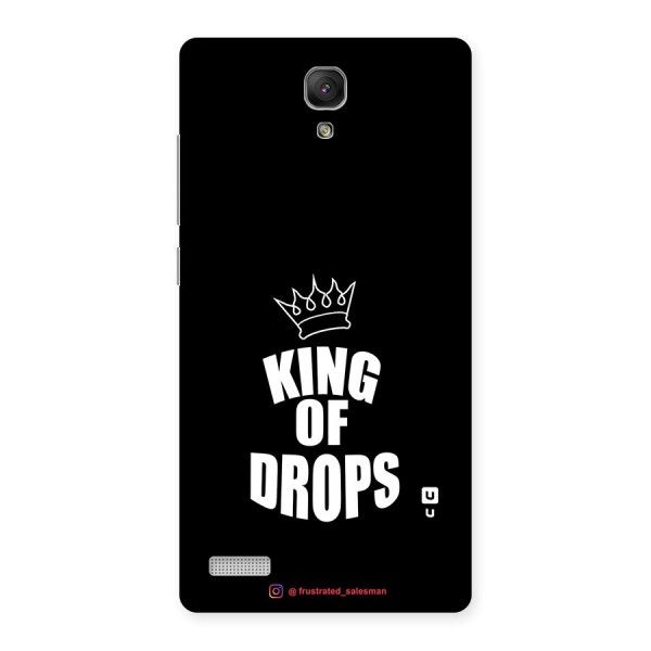 King of Drops Black Back Case for Redmi Note