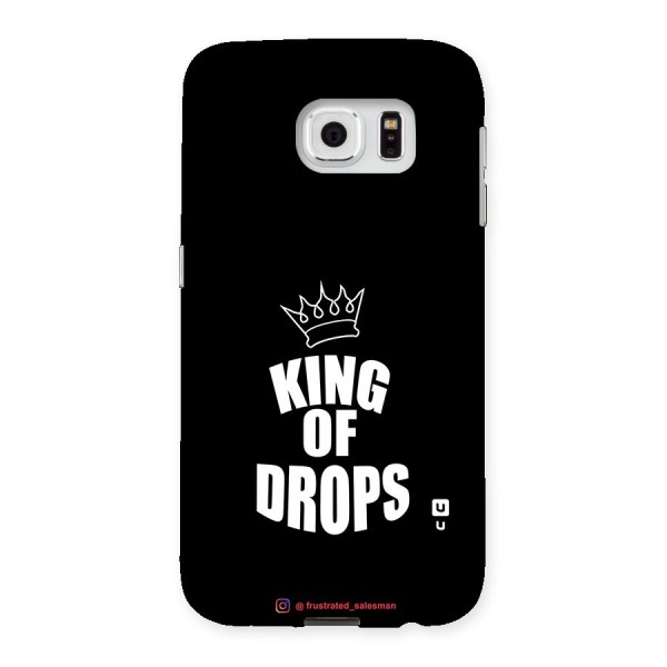 King of Drops Black Back Case for Samsung Galaxy S6