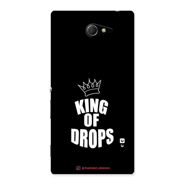 King of Drops Black Back Case for Sony Xperia M2