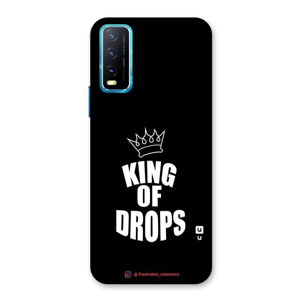 King of Drops Black Back Case for Vivo Y12s