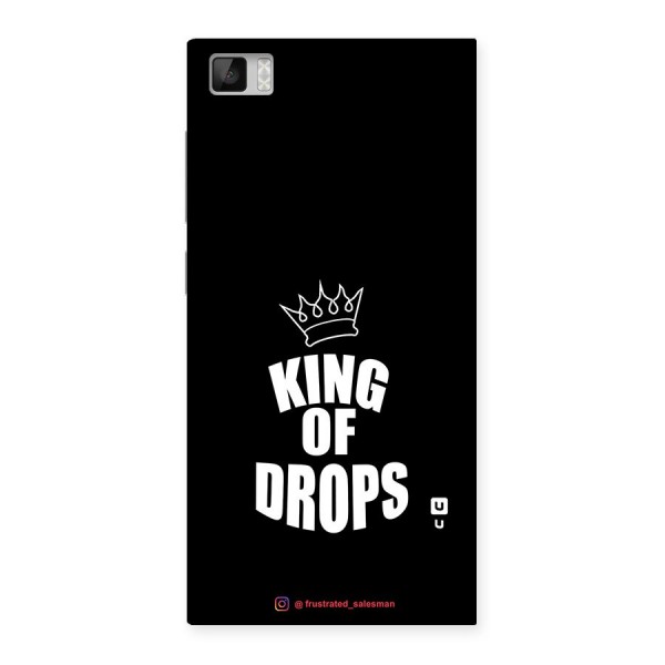 King of Drops Black Back Case for Xiaomi Mi3