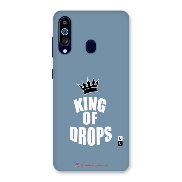 King of Drops Mustard SteelBlue Back Case for Galaxy A60