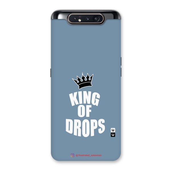 King of Drops Mustard SteelBlue Back Case for Galaxy A80